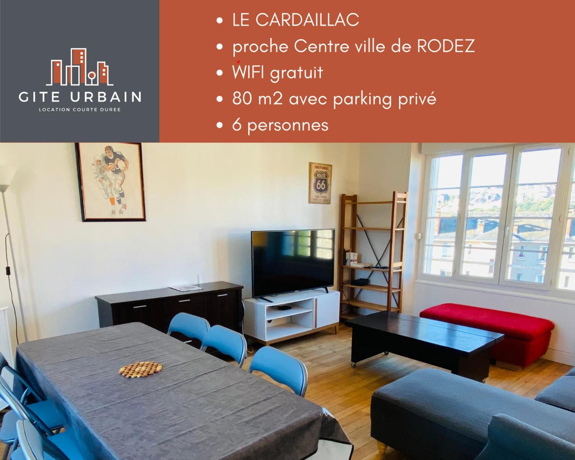 Appartement T4 Cite Cardaillac, Parking Prive, Wifi Rodez Exterior photo